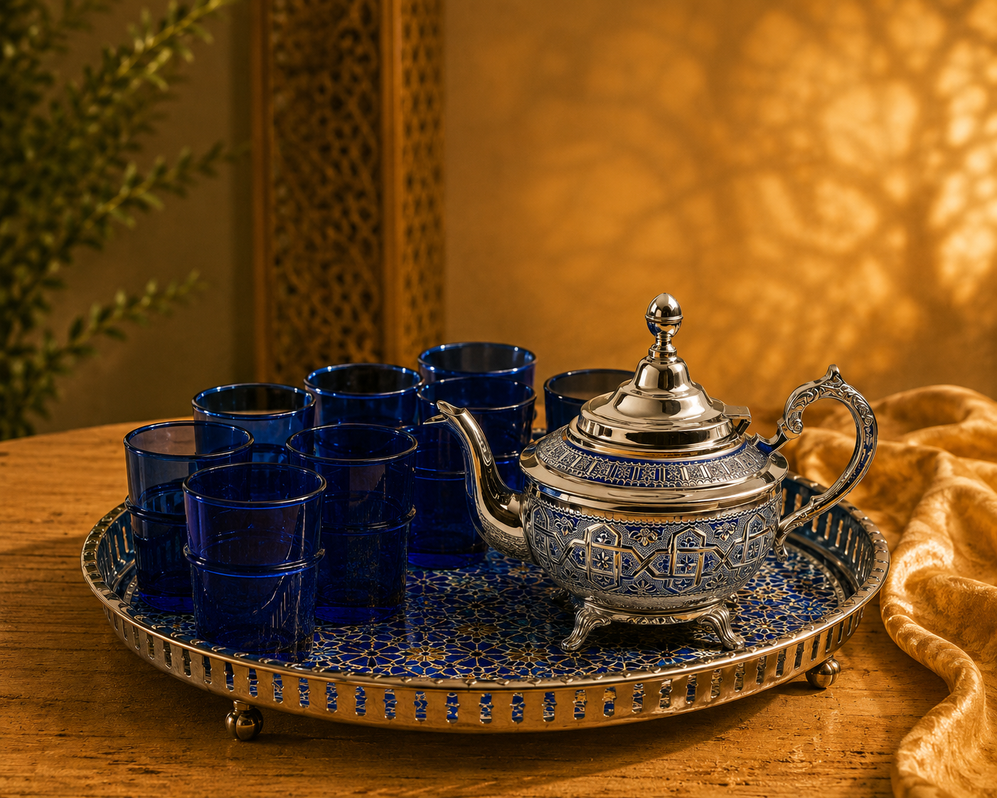 The Andalusian Legacy Pot- Théière en Cuivre Fait Main