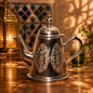 The Medina Jewel Teapot-Théière Marocaine en Cuivre Martelé