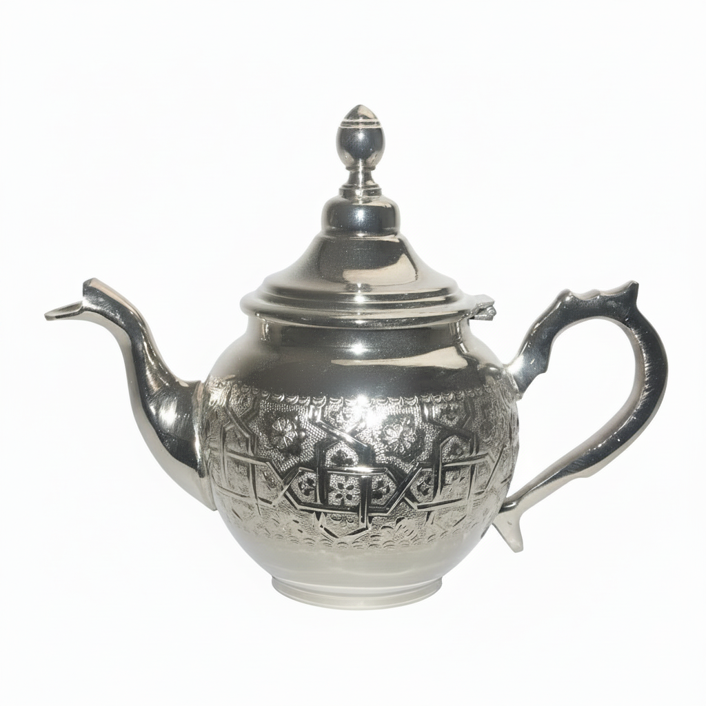 Atlas Crest Teapot-Théière Marocaine Traditionnelle