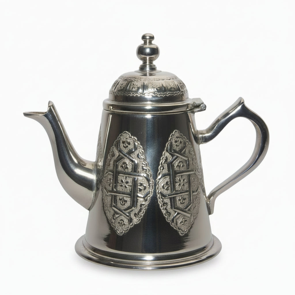 The Medina Jewel Teapot-Théière Marocaine en Cuivre Martelé