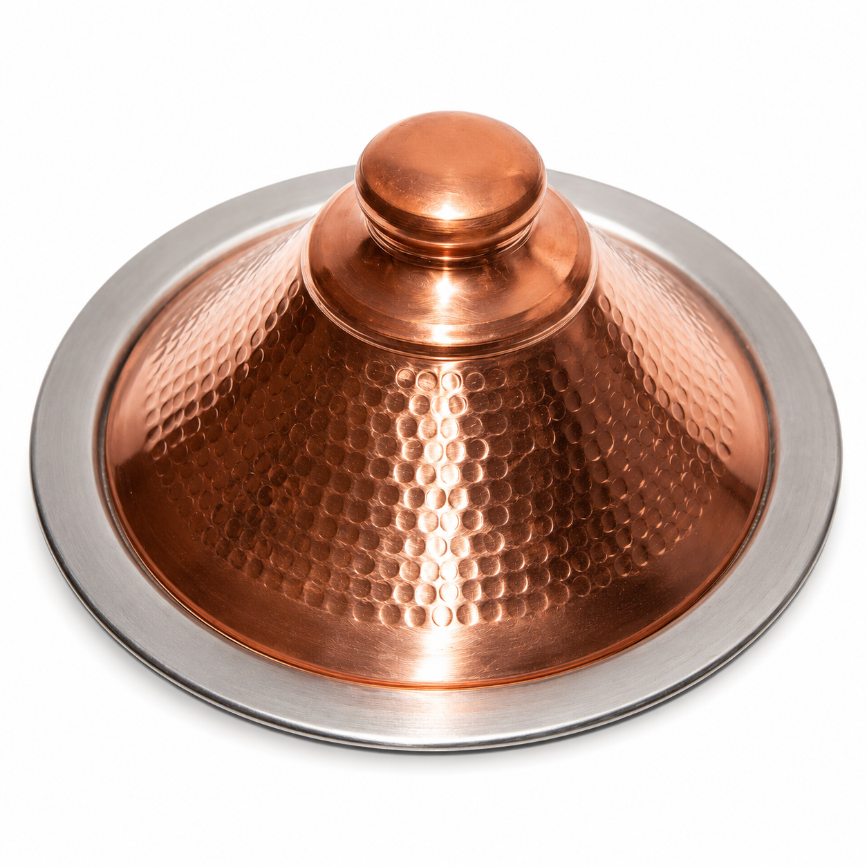 Tajine en Cuivre Martelé Fait Main – Décoration et Artisanat Marocain
