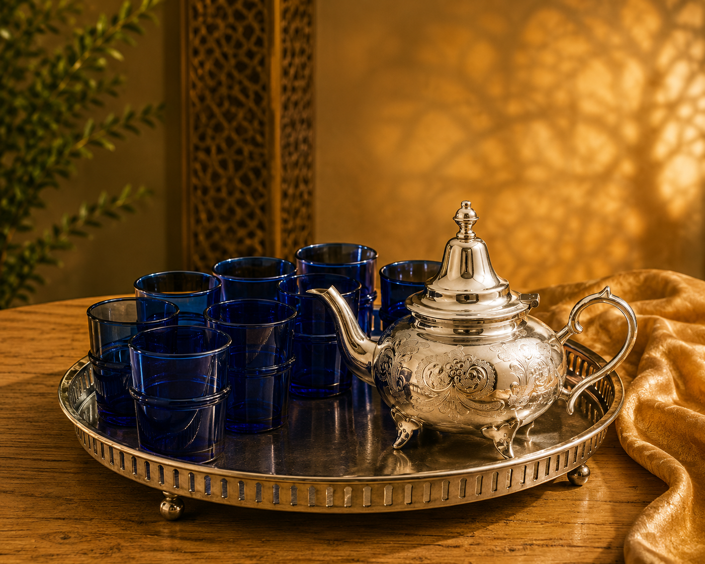 The Sultan’s Crest Teapot-Théière Artisanale de Luxe